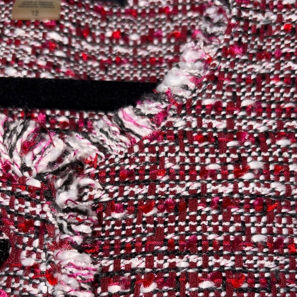 Karl Lagerfeld Maroon Textured Blazer - Picture 9 of 15